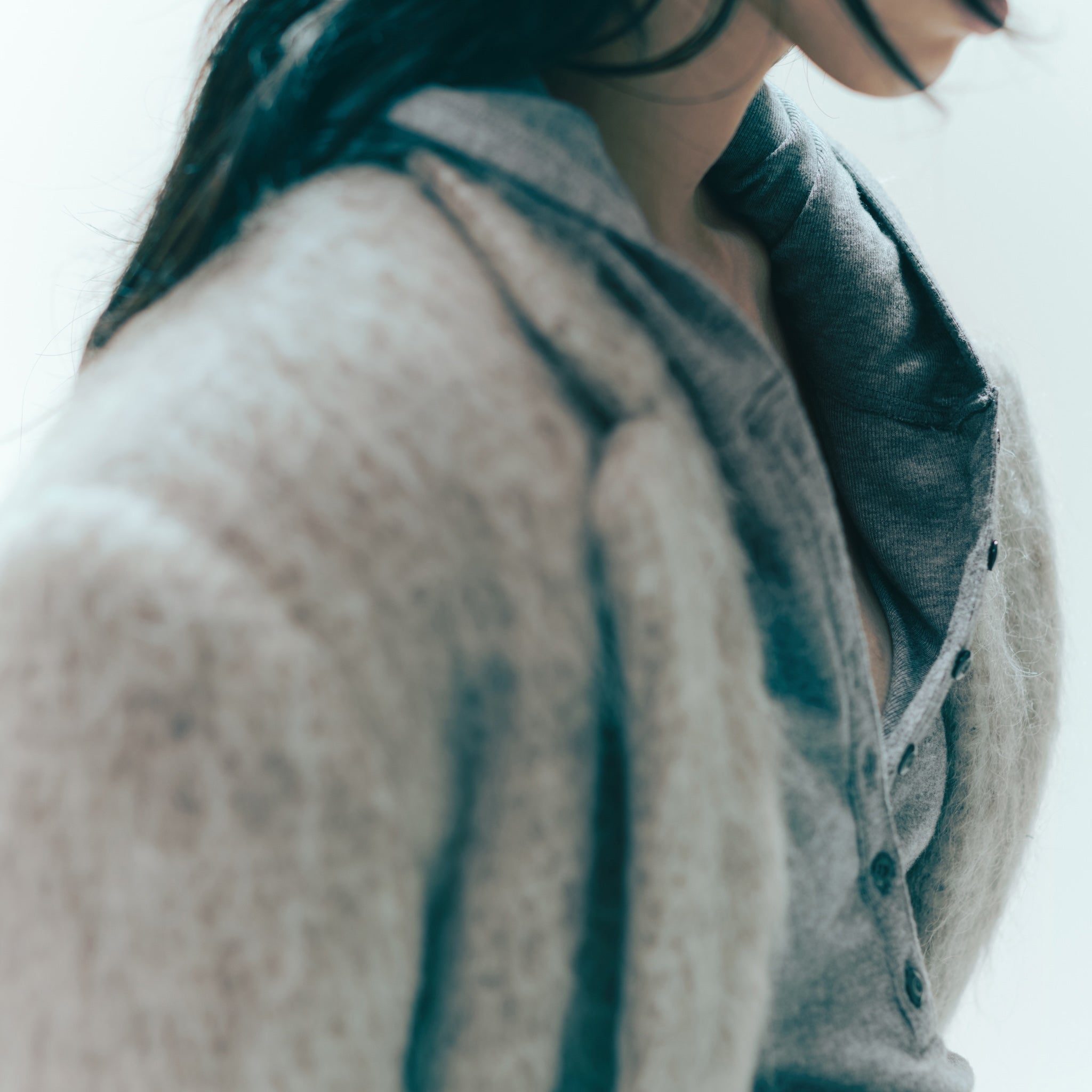 Woolシャギーテーラードジャケット