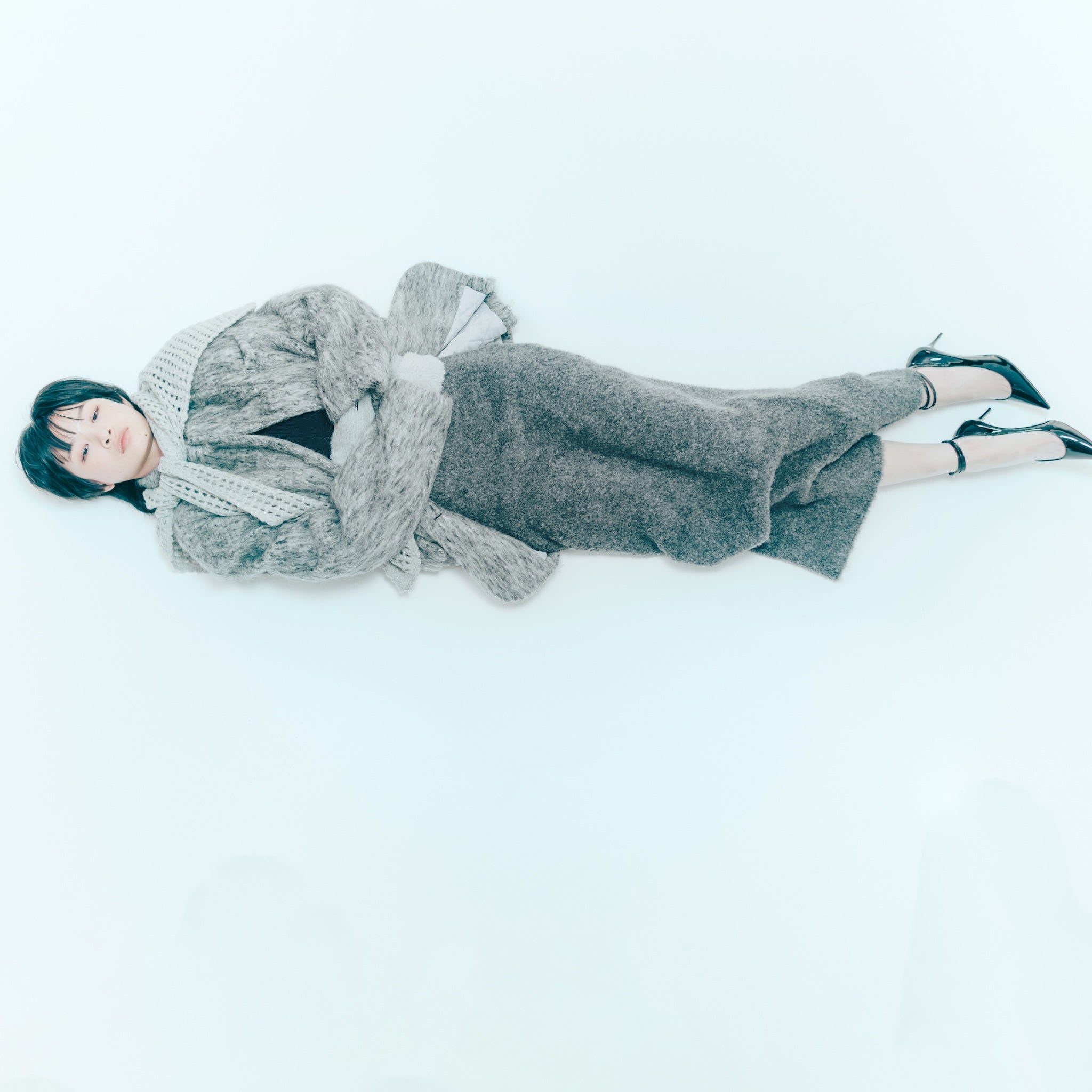 Woolシャギーテーラードジャケット