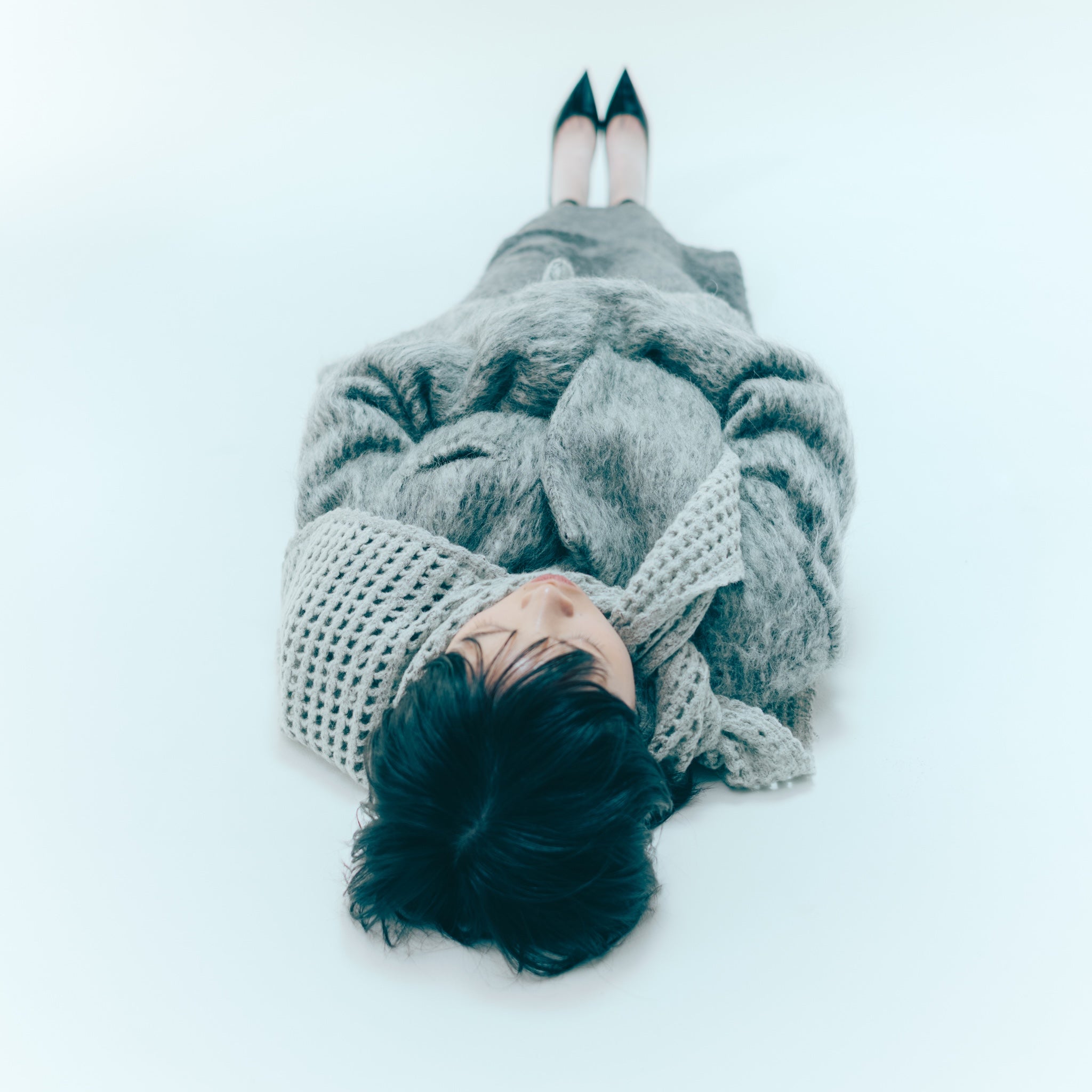 Woolシャギーテーラードジャケット