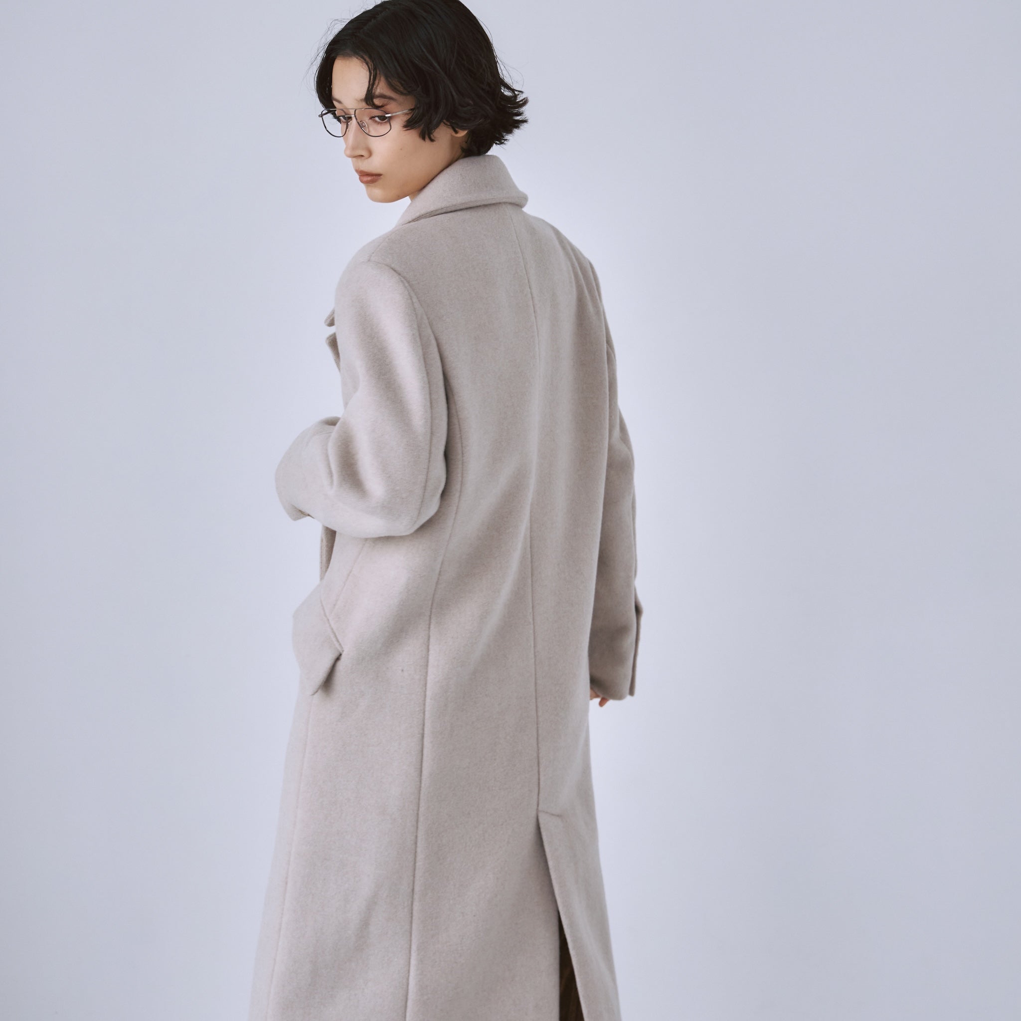 2FACE Woolダブルロングコート
