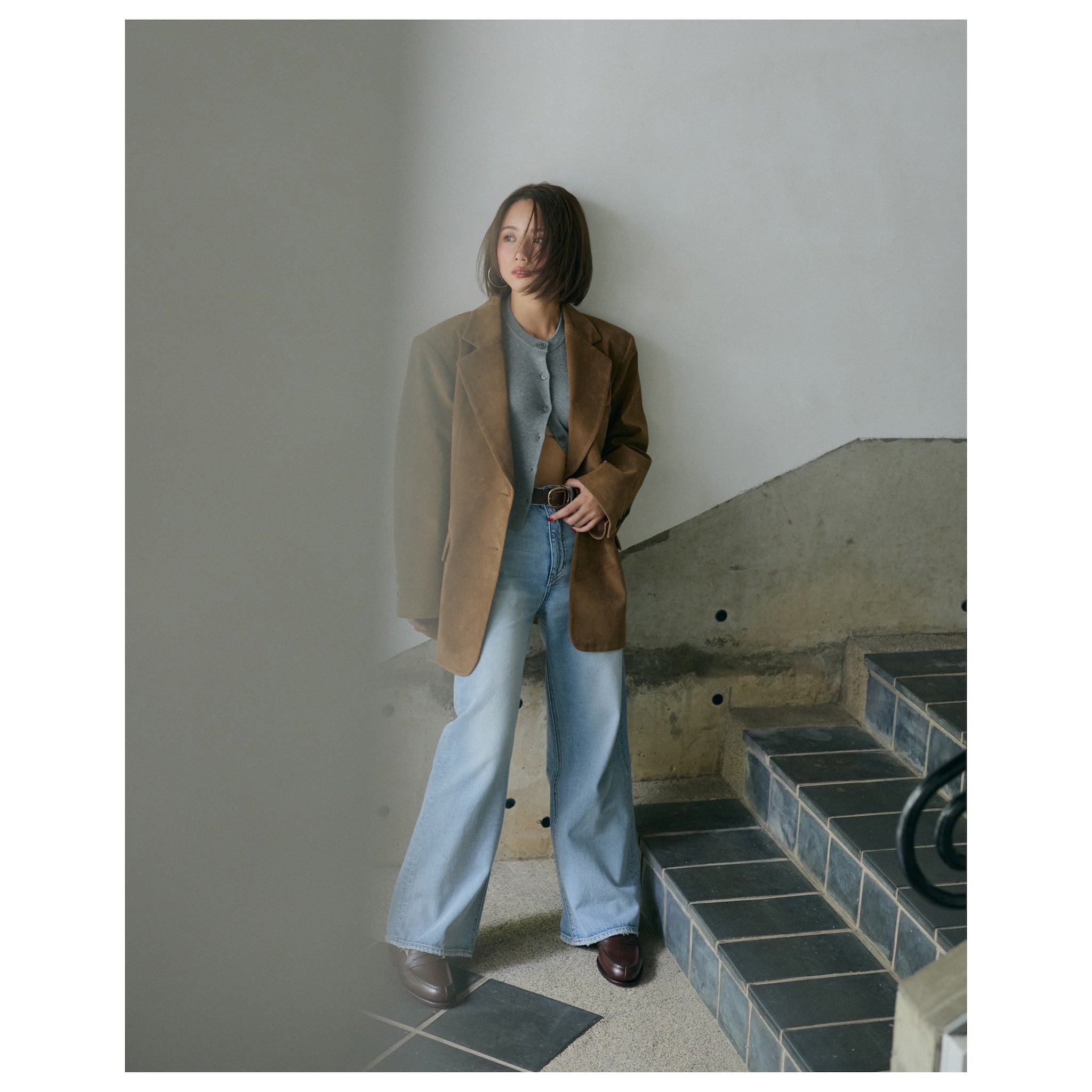 collab suede-like over jacket