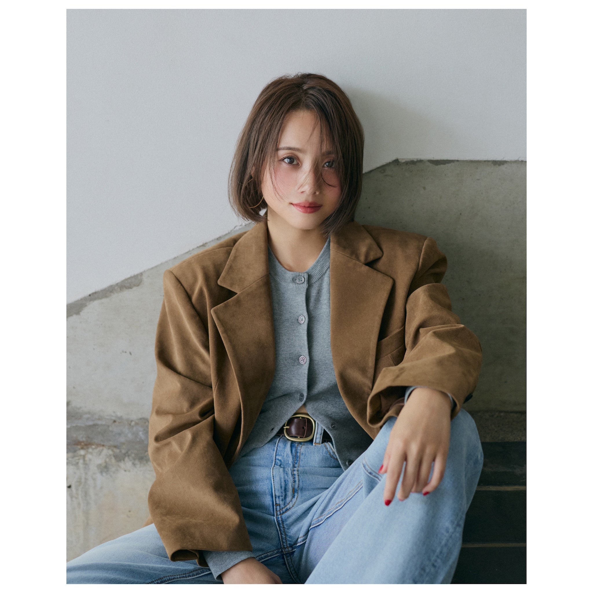 collab suede-like over jacket