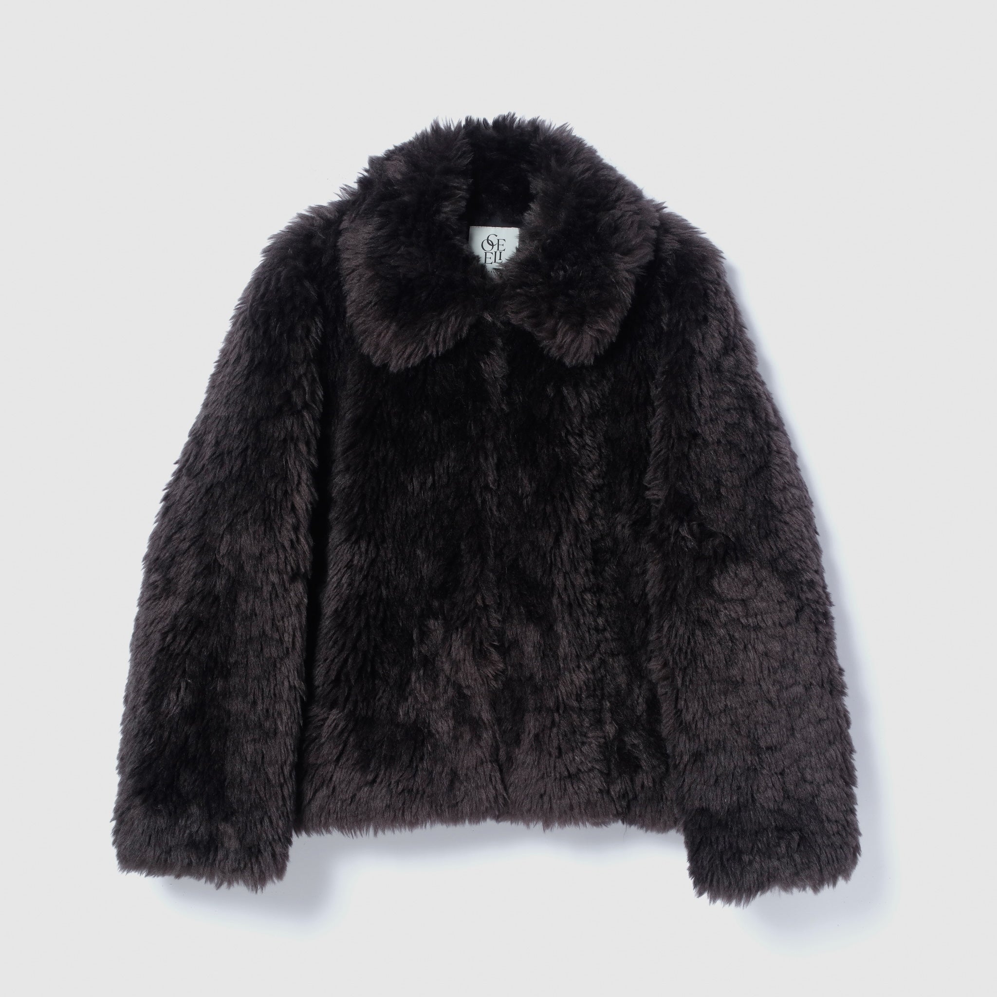 fur coat with collar and chibi collar