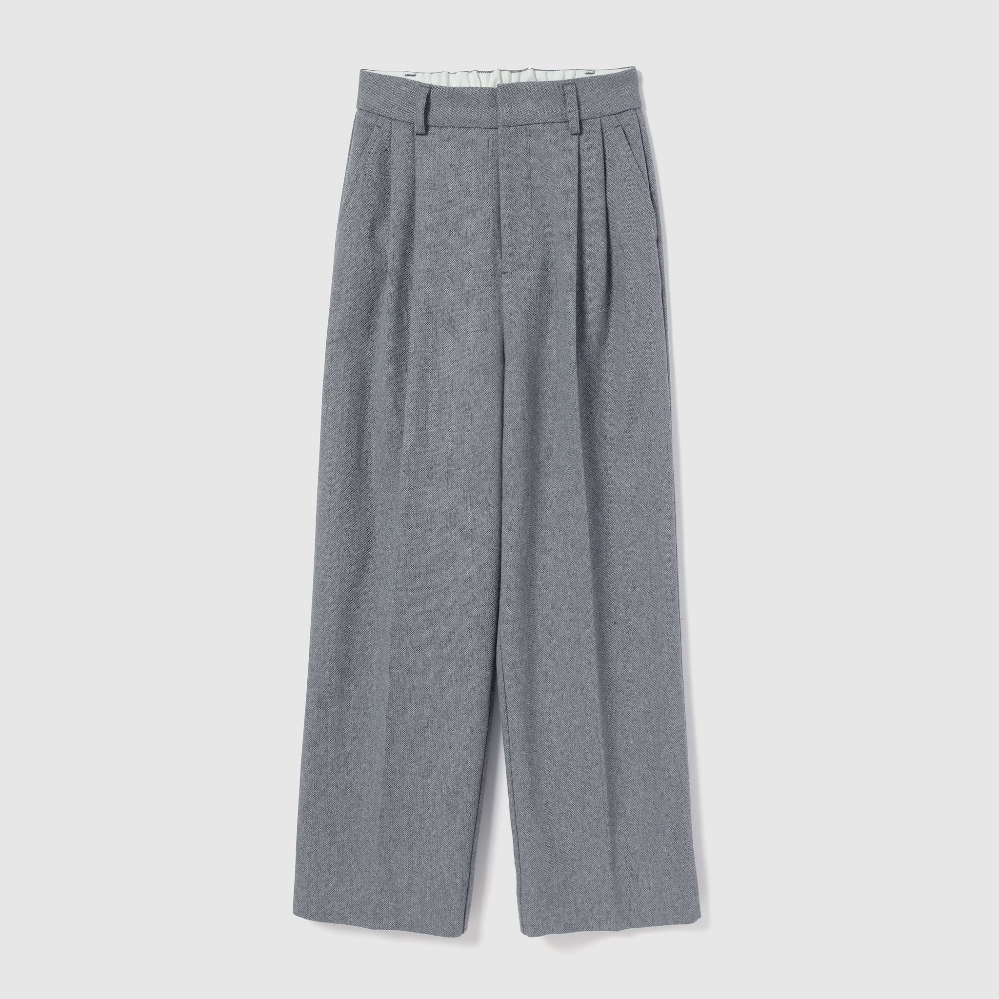 Tweed 2tuckスラックス