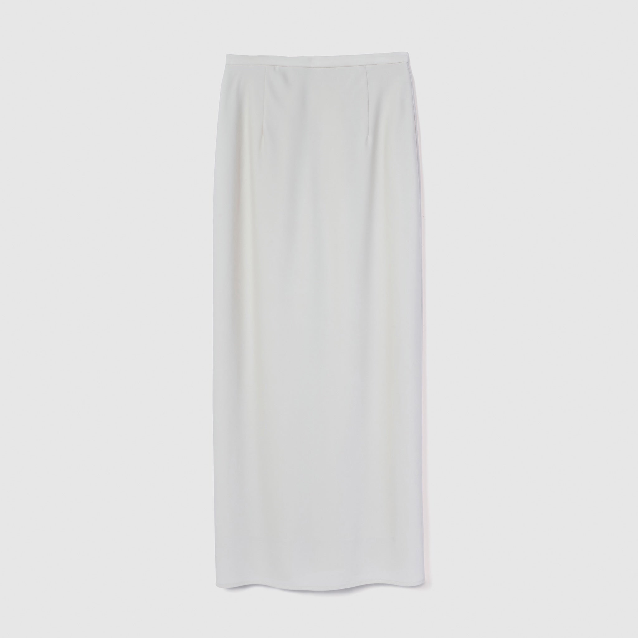 collab satin straight skirt