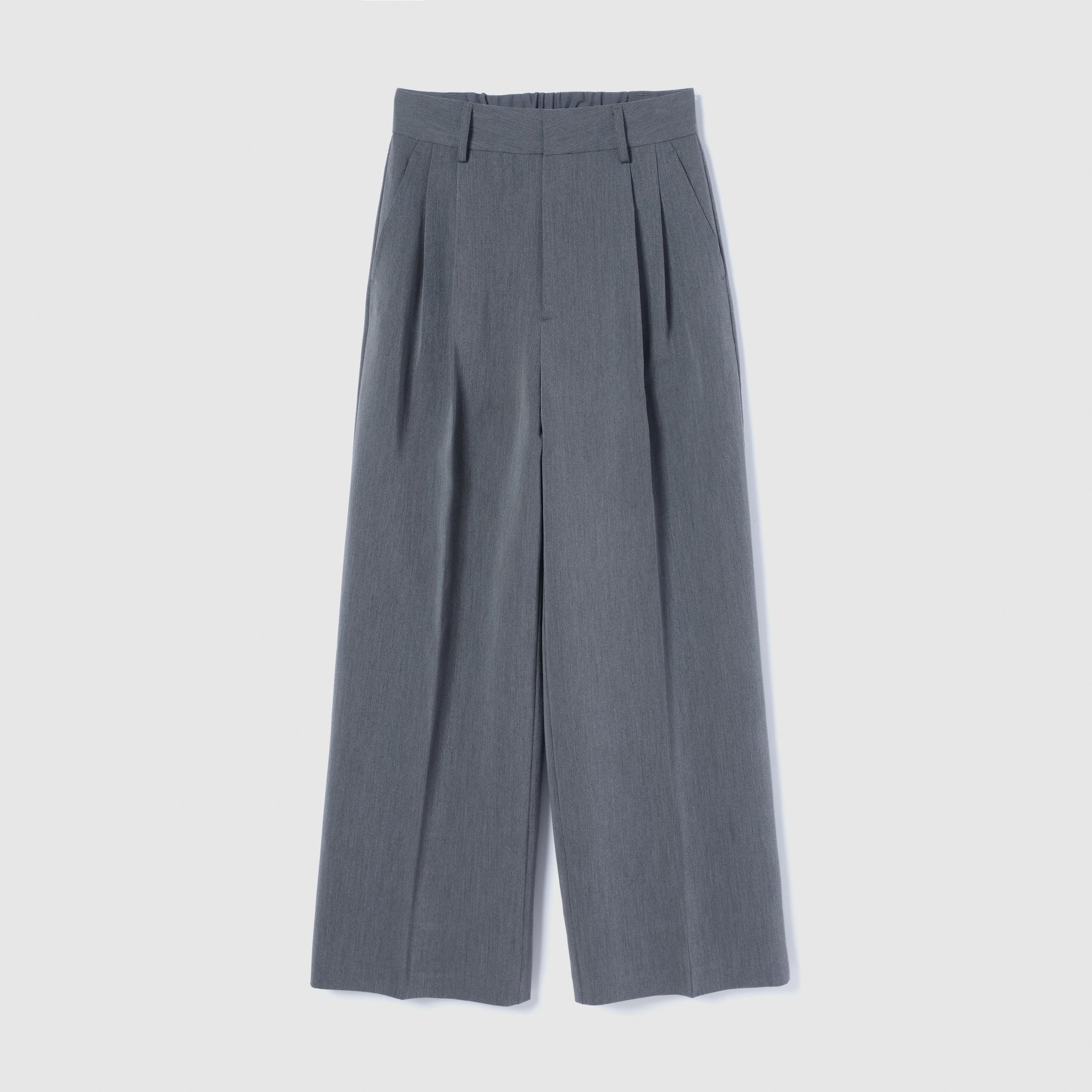 collab W tuck straight slacks