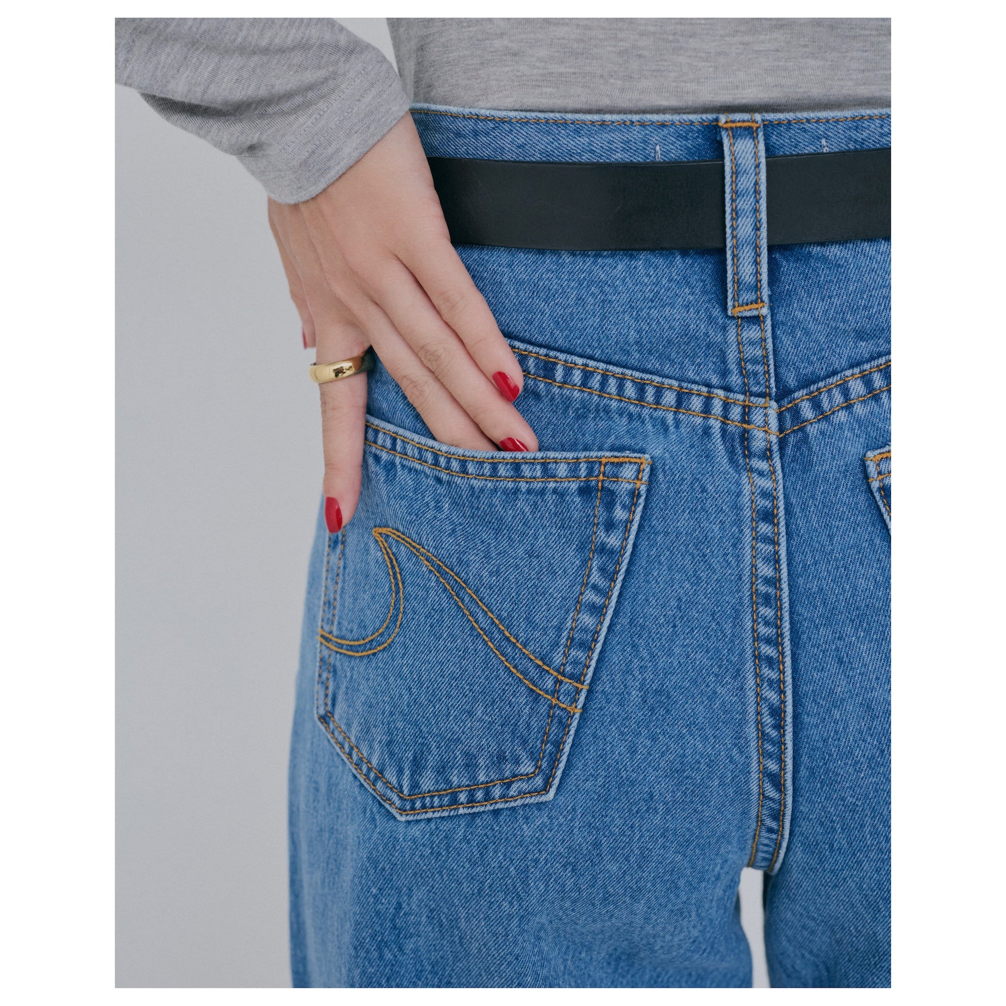 Collab High Waist Straight SRN02