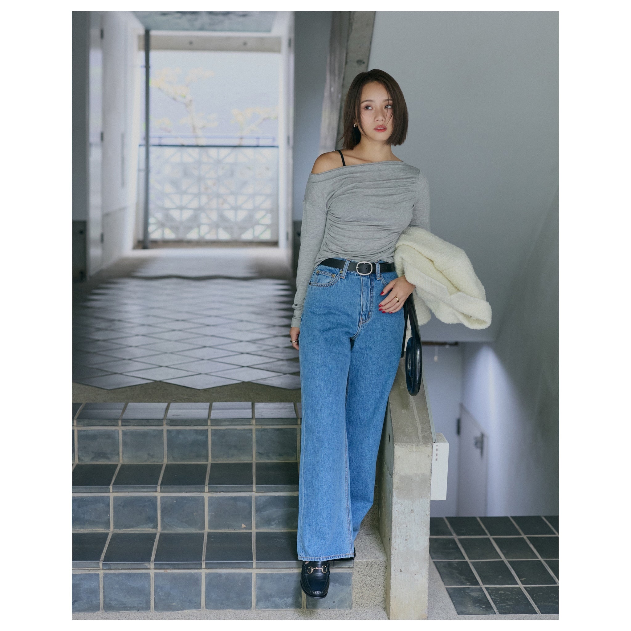 Collab High Waist Straight SRN02