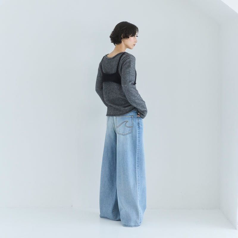 Wide-waisted low-rise baggy SRN05