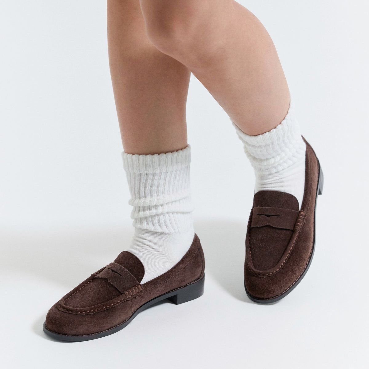 PLAIN suede loafers
