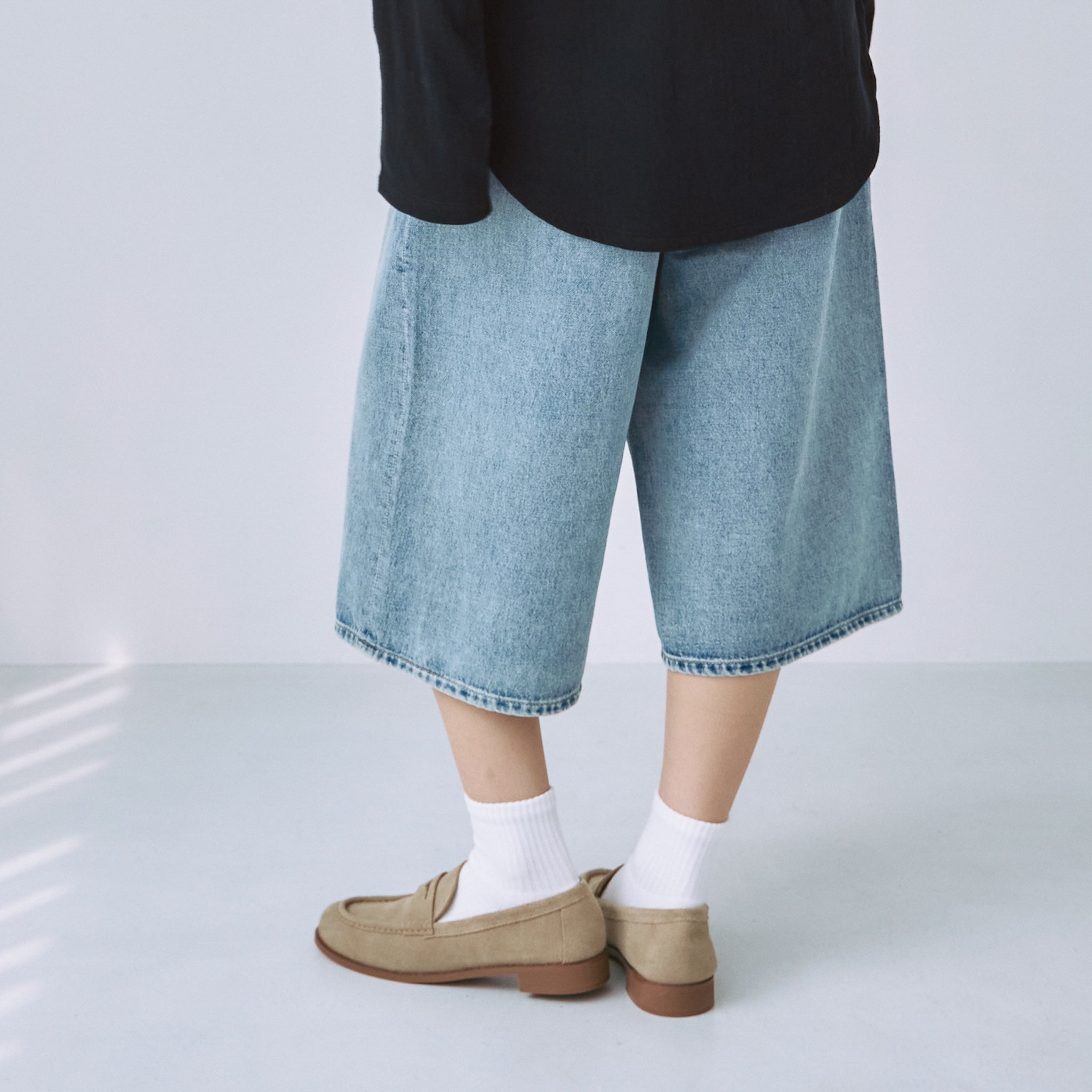 PLAINスエードローファー