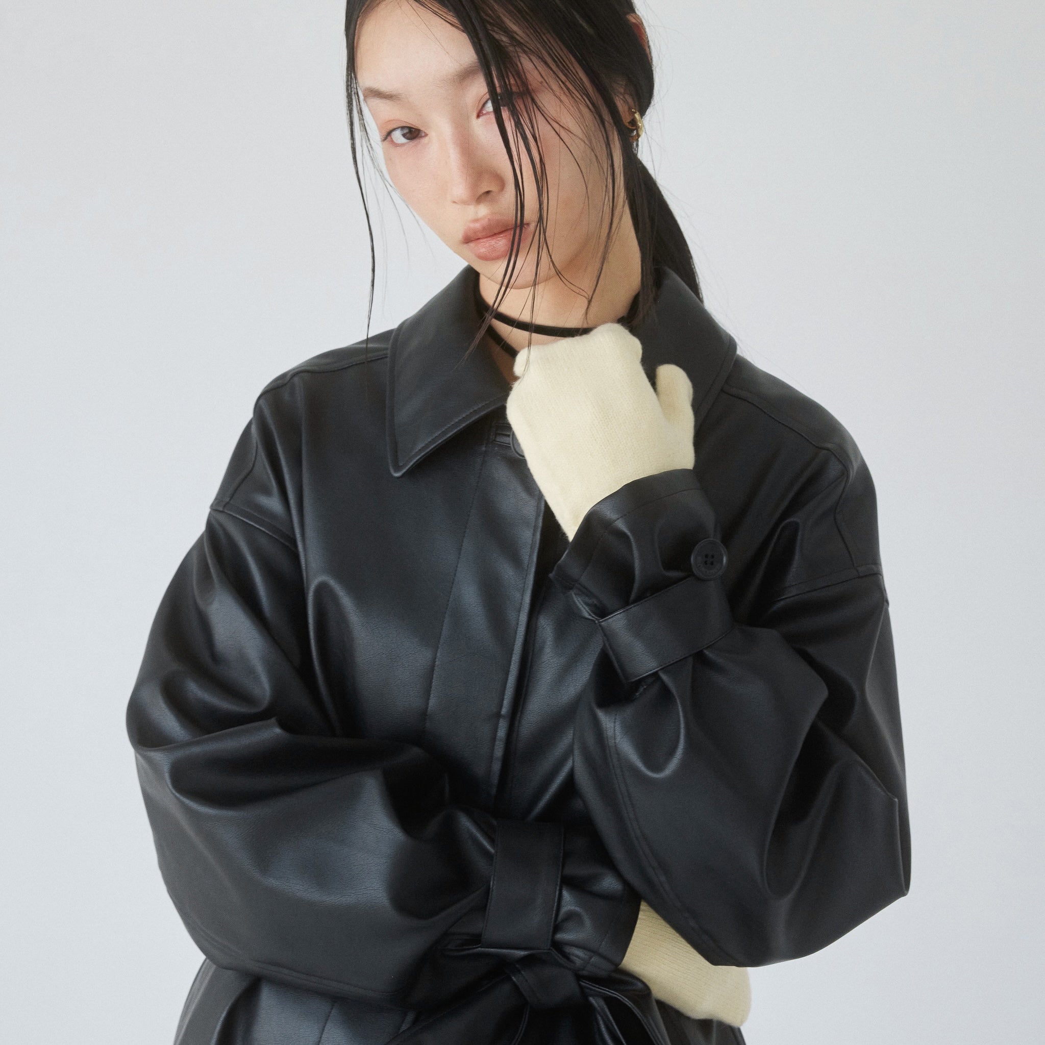 cashmere mix mittens