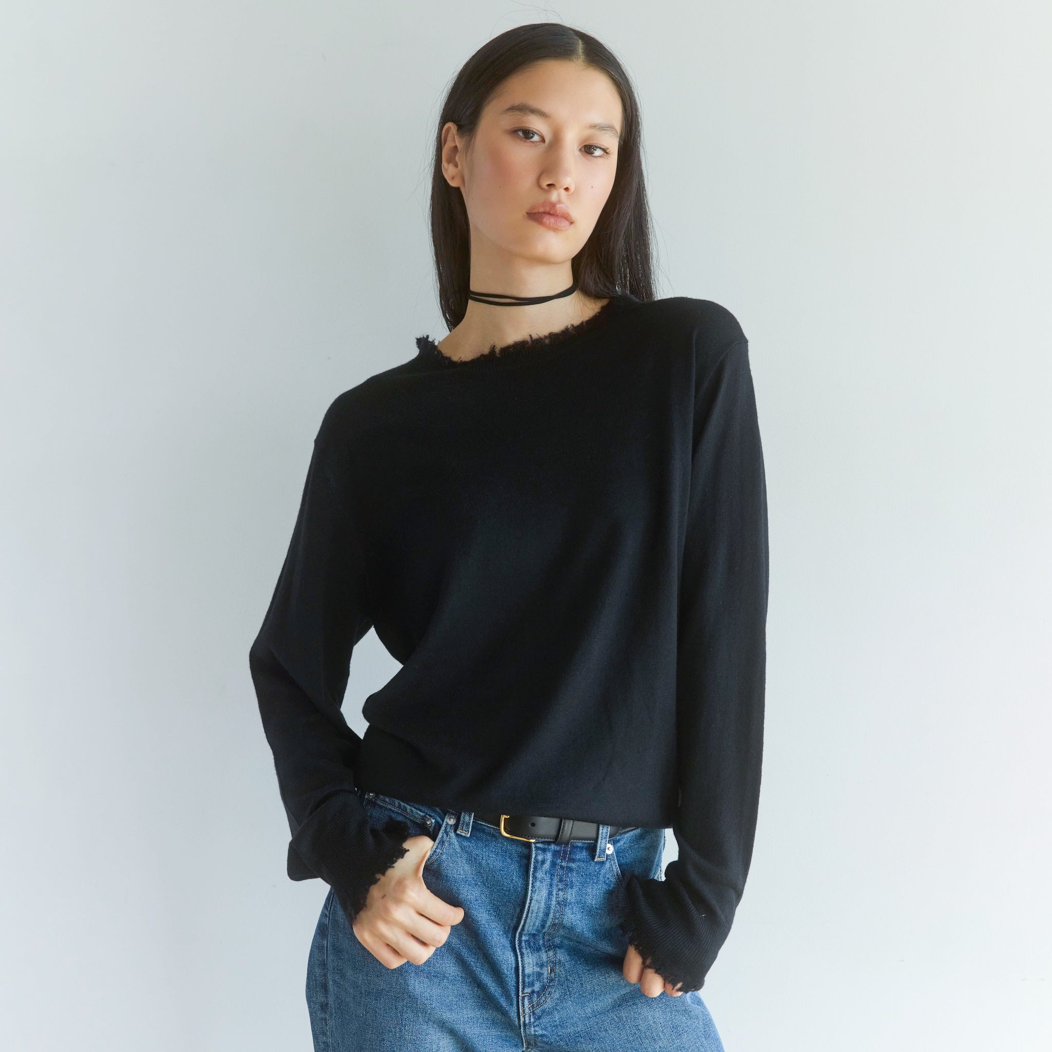 Silkytouch Crush Knitトップス