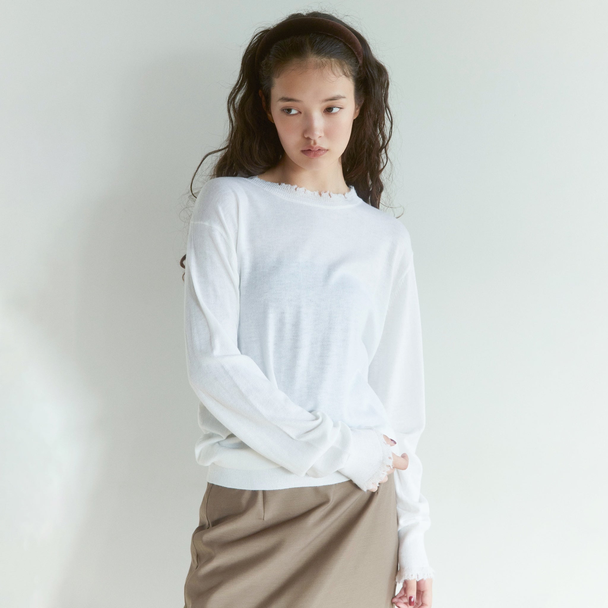 Silkytouch Crush Knitトップス