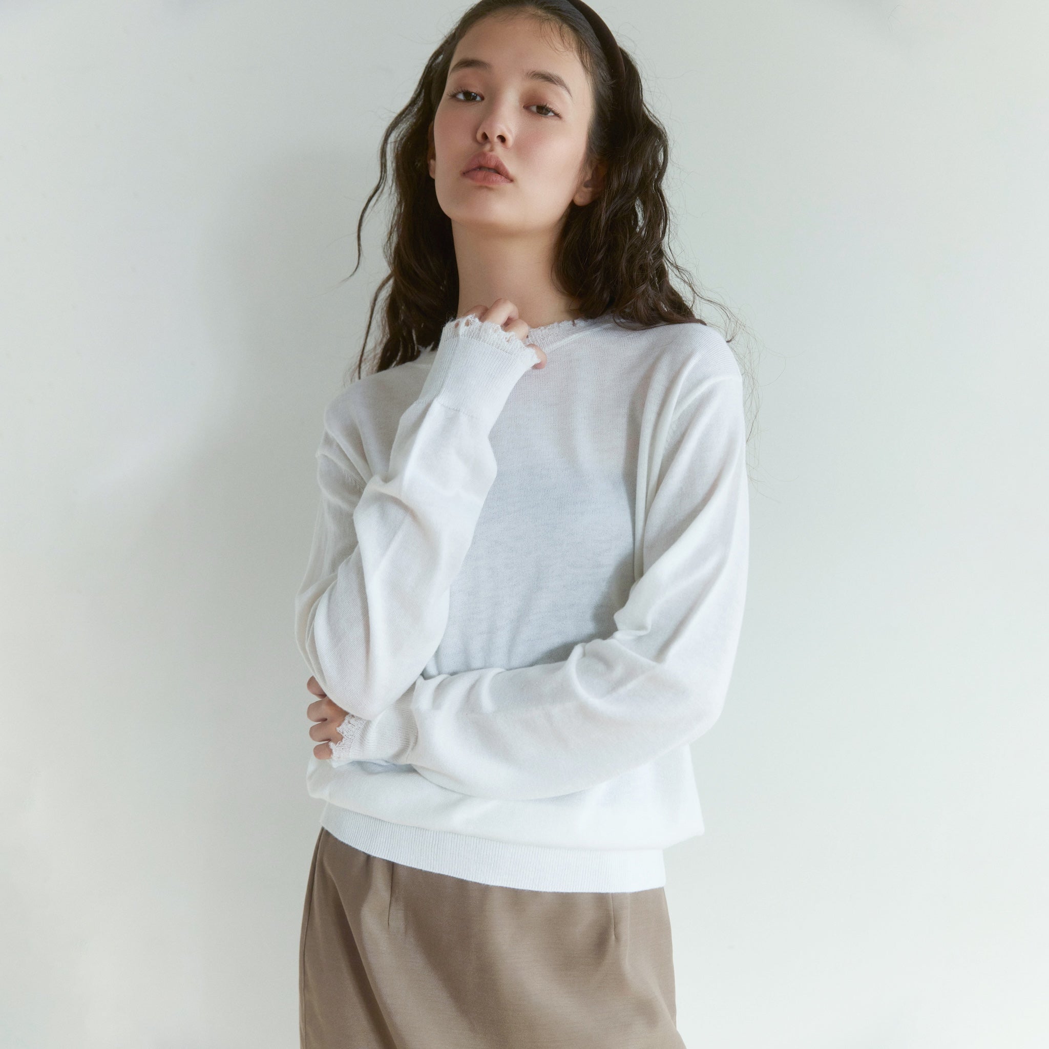Silkytouch Crush Knitトップス