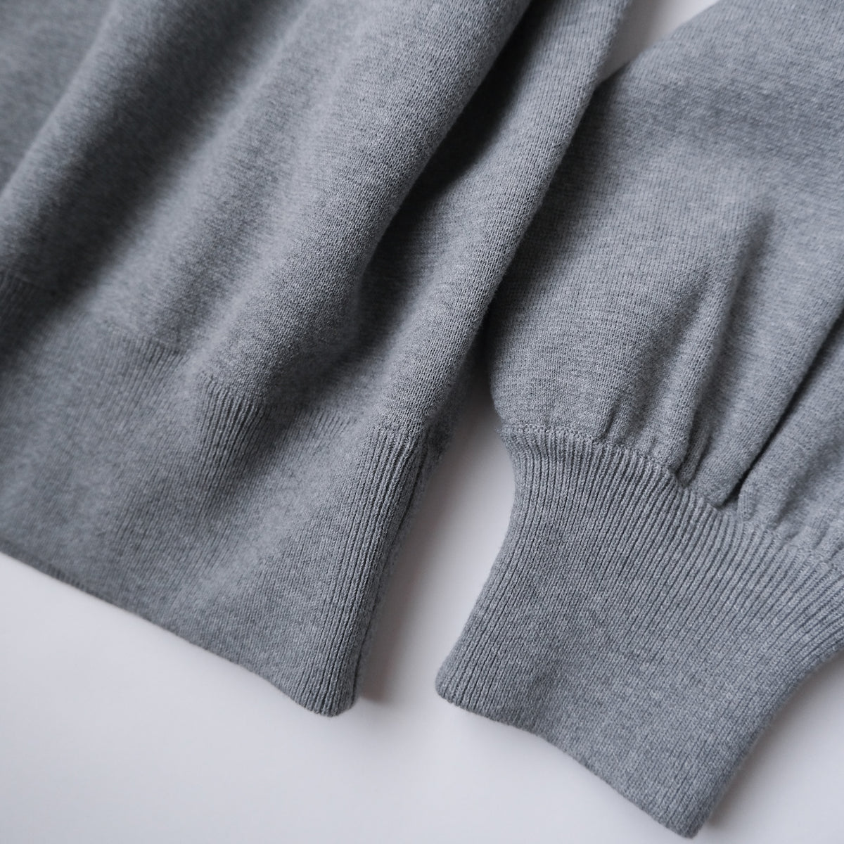 Clear Cotton Knit Hoodie