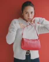 collab Fox Woolボロカーディガン