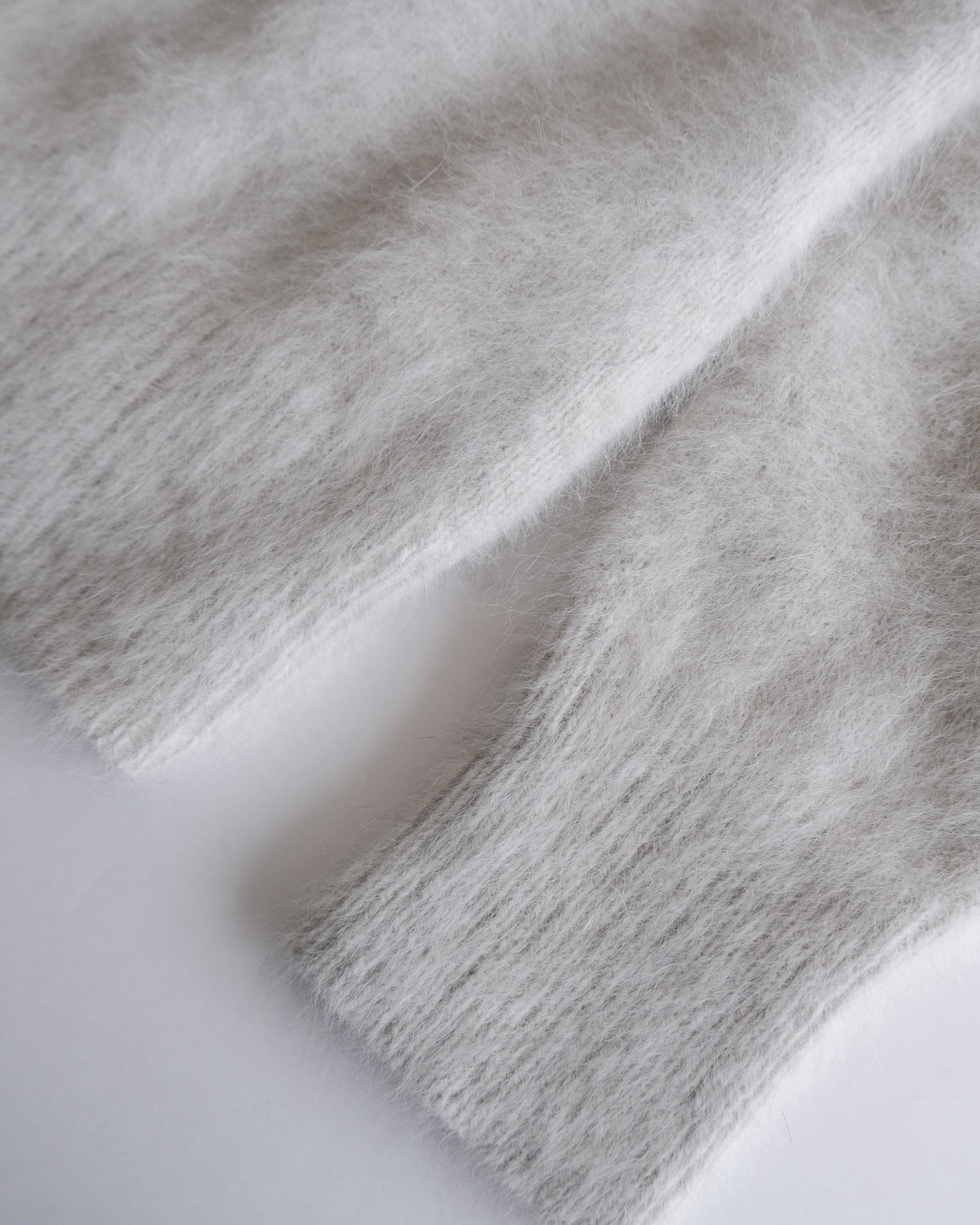 collab Fox Woolボロカーディガン