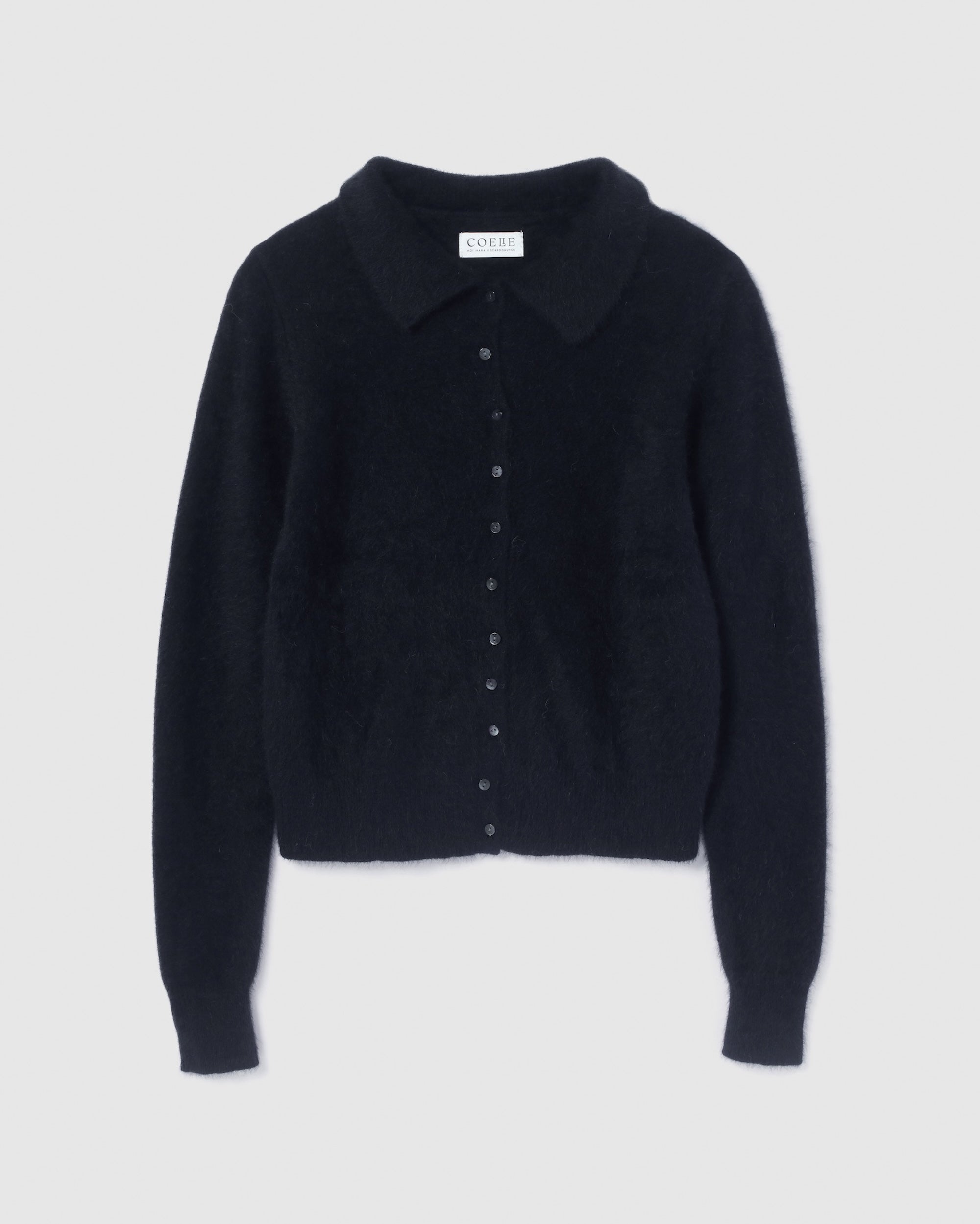 collab Fox Woolボロカーディガン