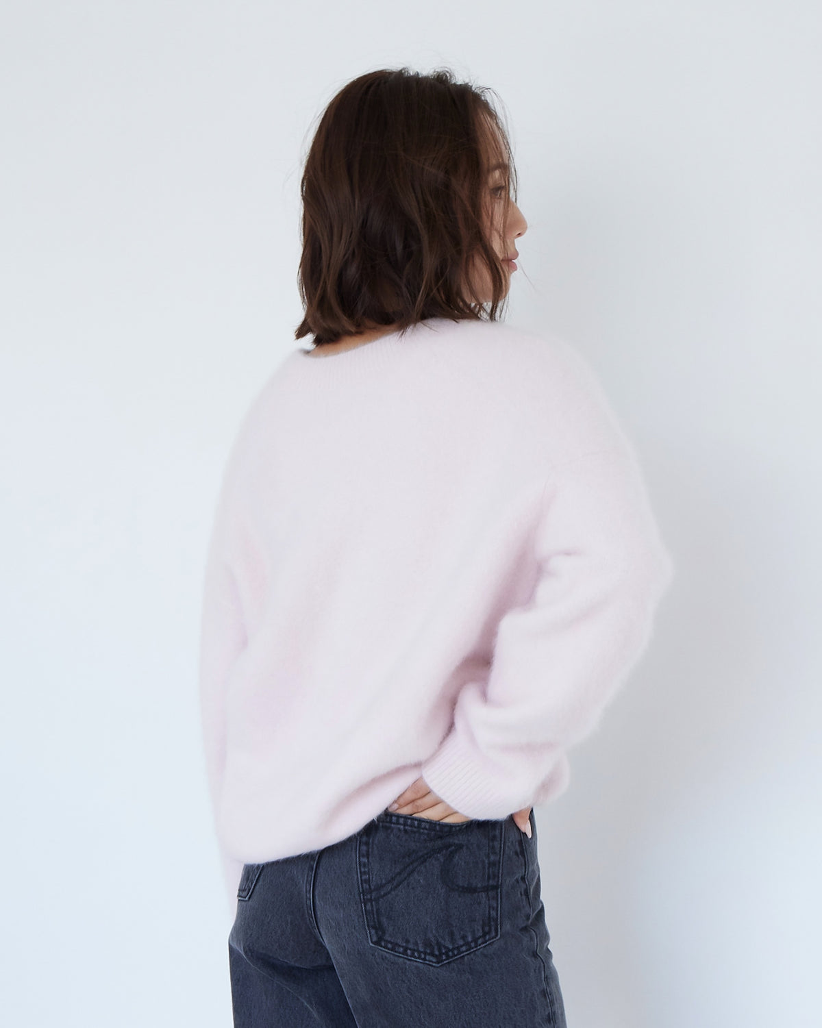 collab Fox Cashmereニットプルオーバー