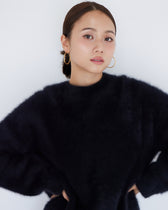 collab Fox Cashmereニットプルオーバー