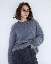 collab Fox Cashmereニットプルオーバー