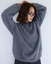 collab Fox Cashmereニットプルオーバー