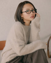 collab Fox Cashmereニットプルオーバー