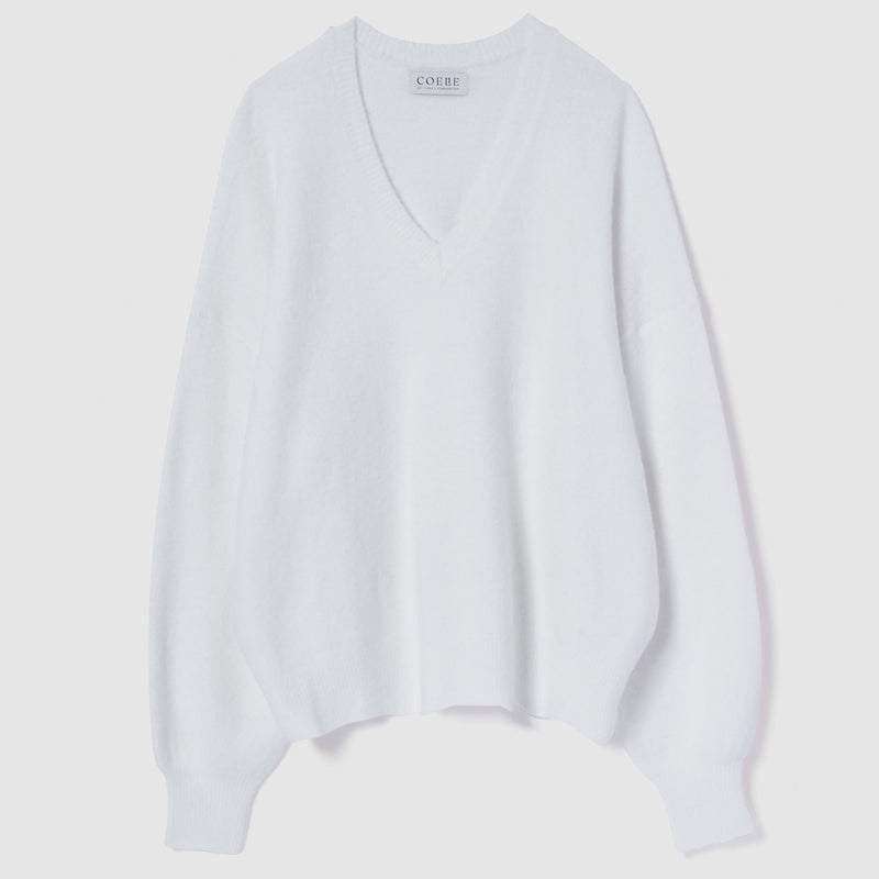collab Basic Vネックニットトップス