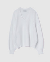 collab Basic Vネックニットトップス