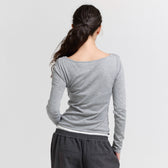 Drape Neck Knitトップス
