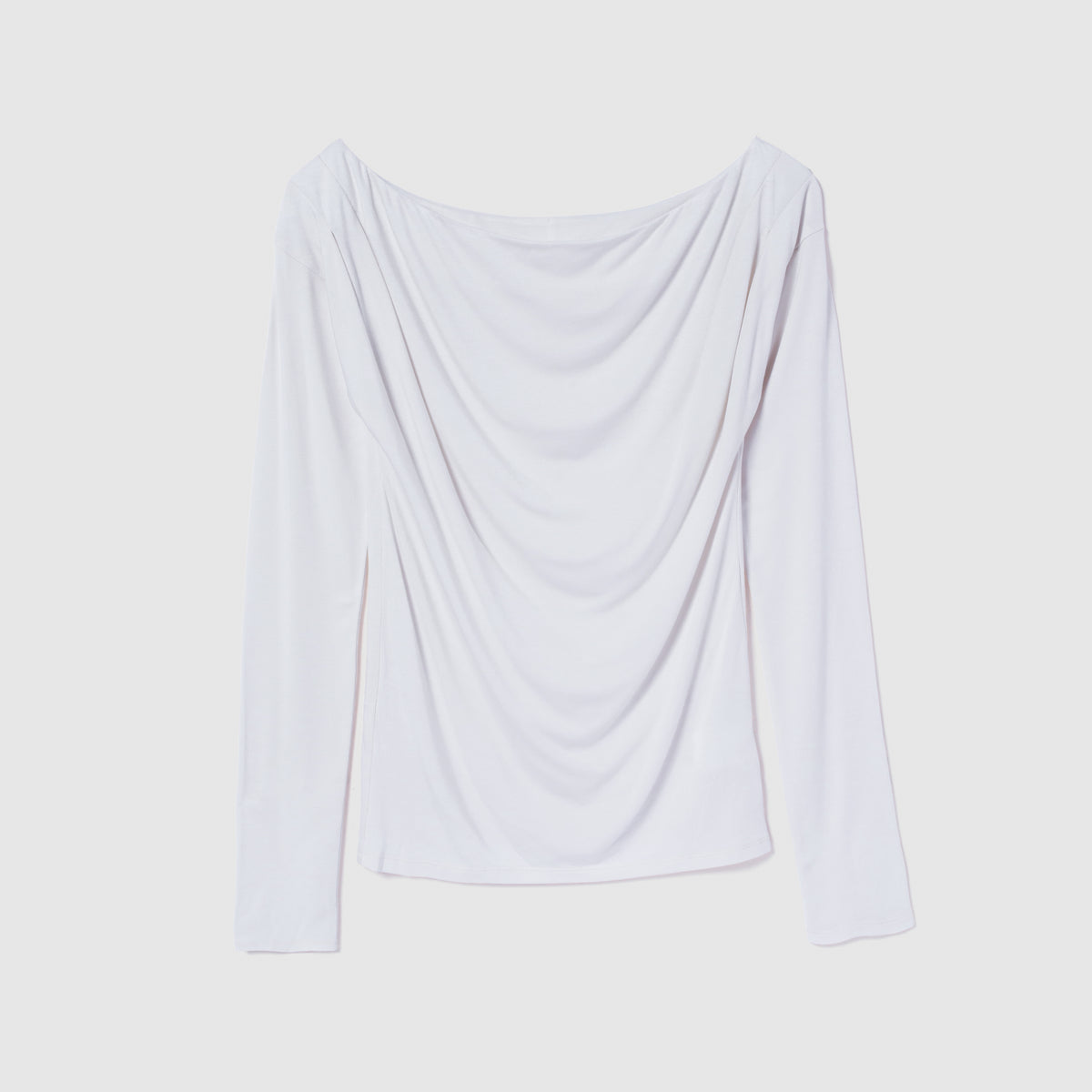 LUX-WARMオフショルドレープトップス