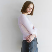 Supima Cotton U-Neck Long Sleeve