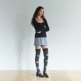 Supima Cotton U-Neck Long Sleeve