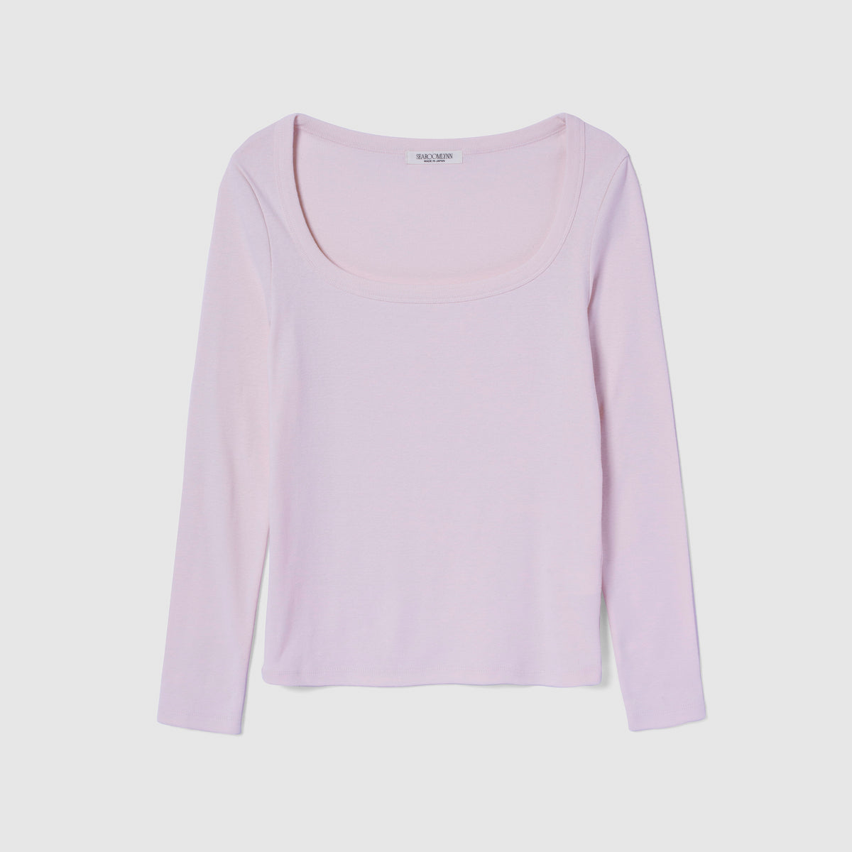 Supima Cotton U-Neck Long Sleeve