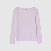 Supima Cotton U-Neck Long Sleeve