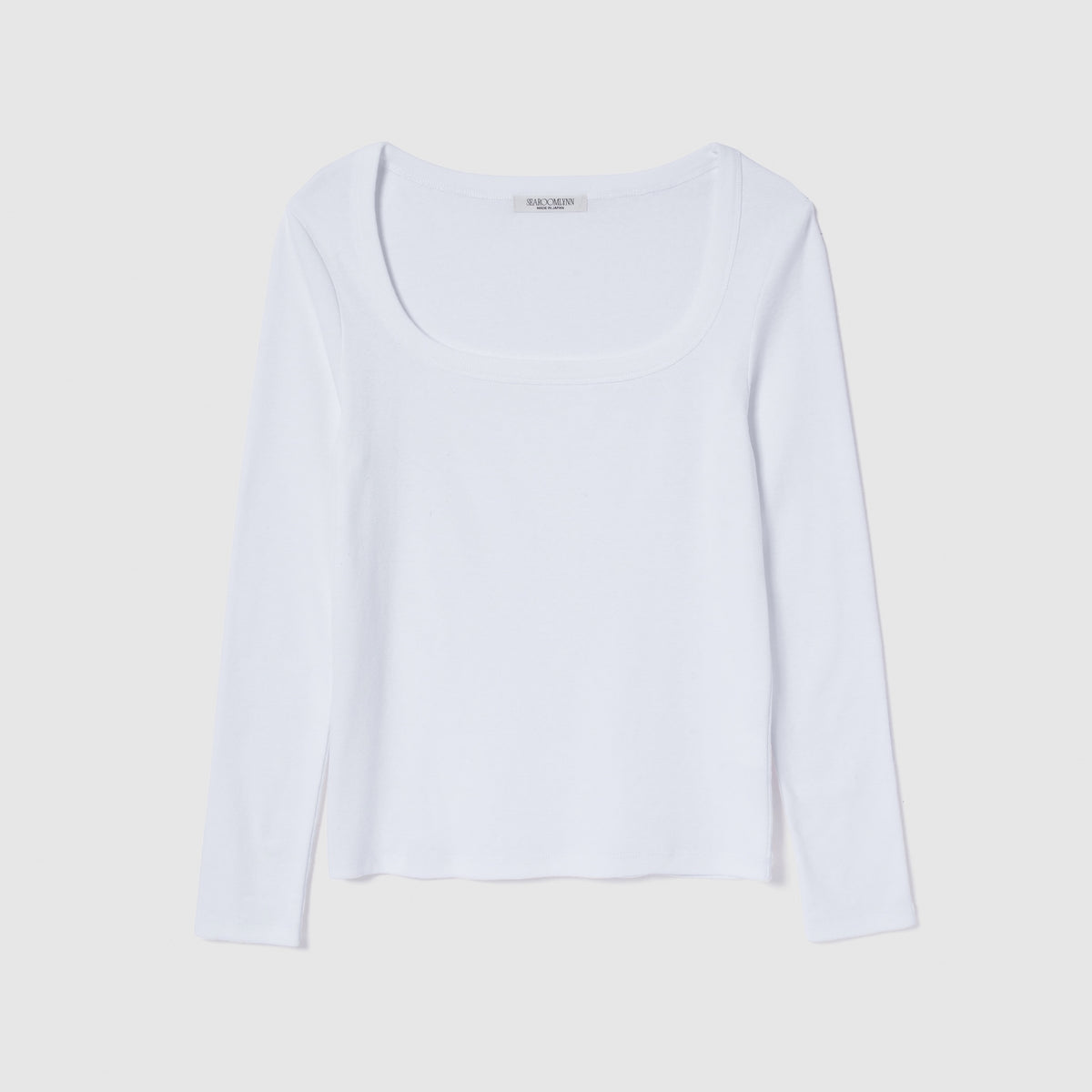 Supima Cotton U-Neck Long Sleeve