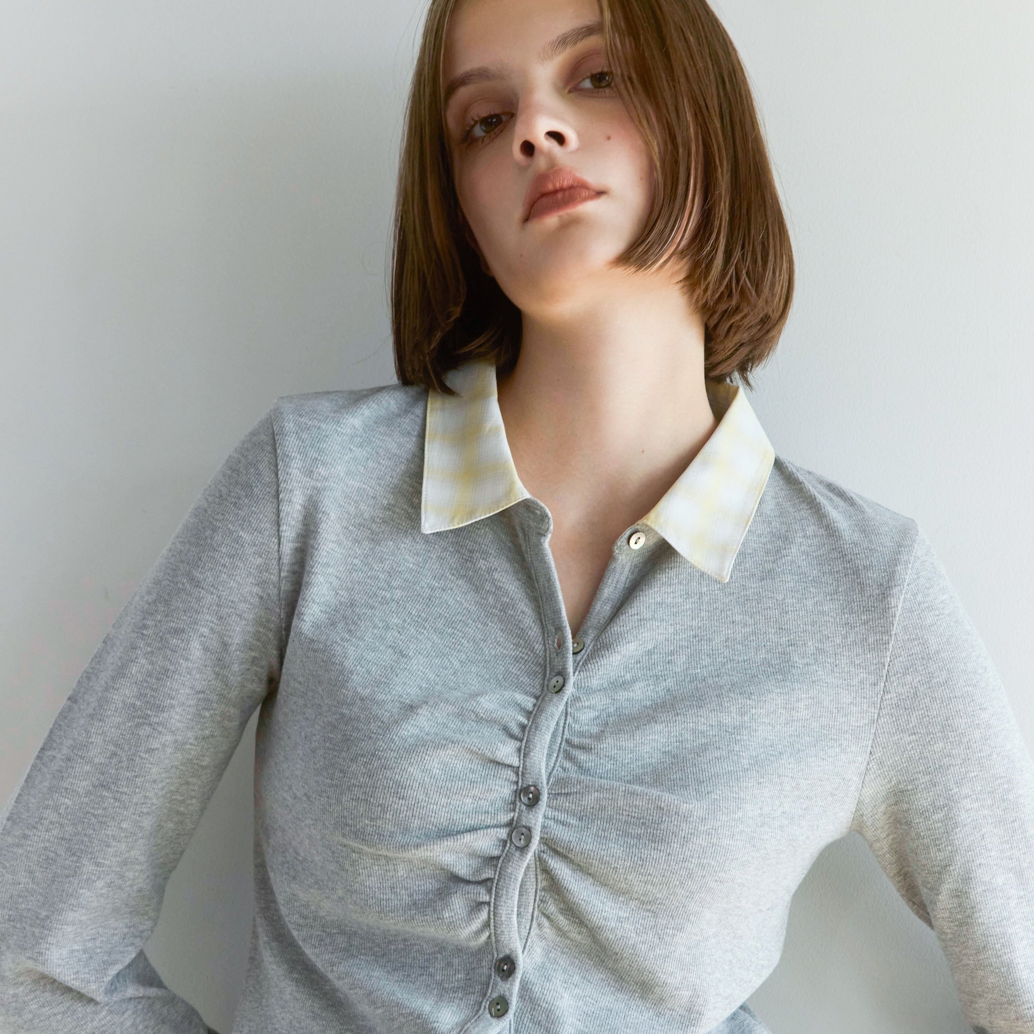 シャツドッキングカーディガン