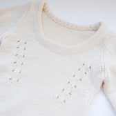 Roving yarn Knitチュニックトップス