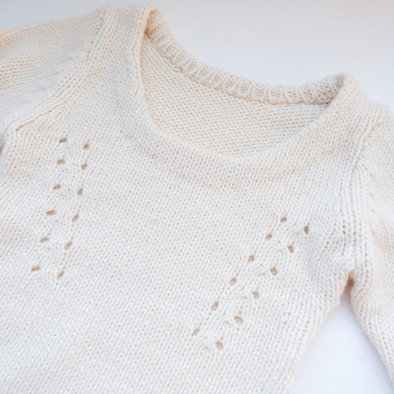 Roving Yarn Knit Tunic Top