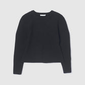 パワーショルダーFrontボタンKnitトップス