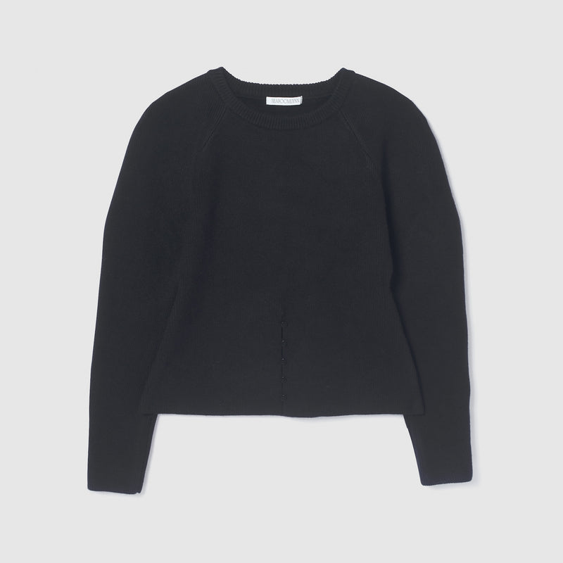 パワーショルダーFrontボタンKnitトップス