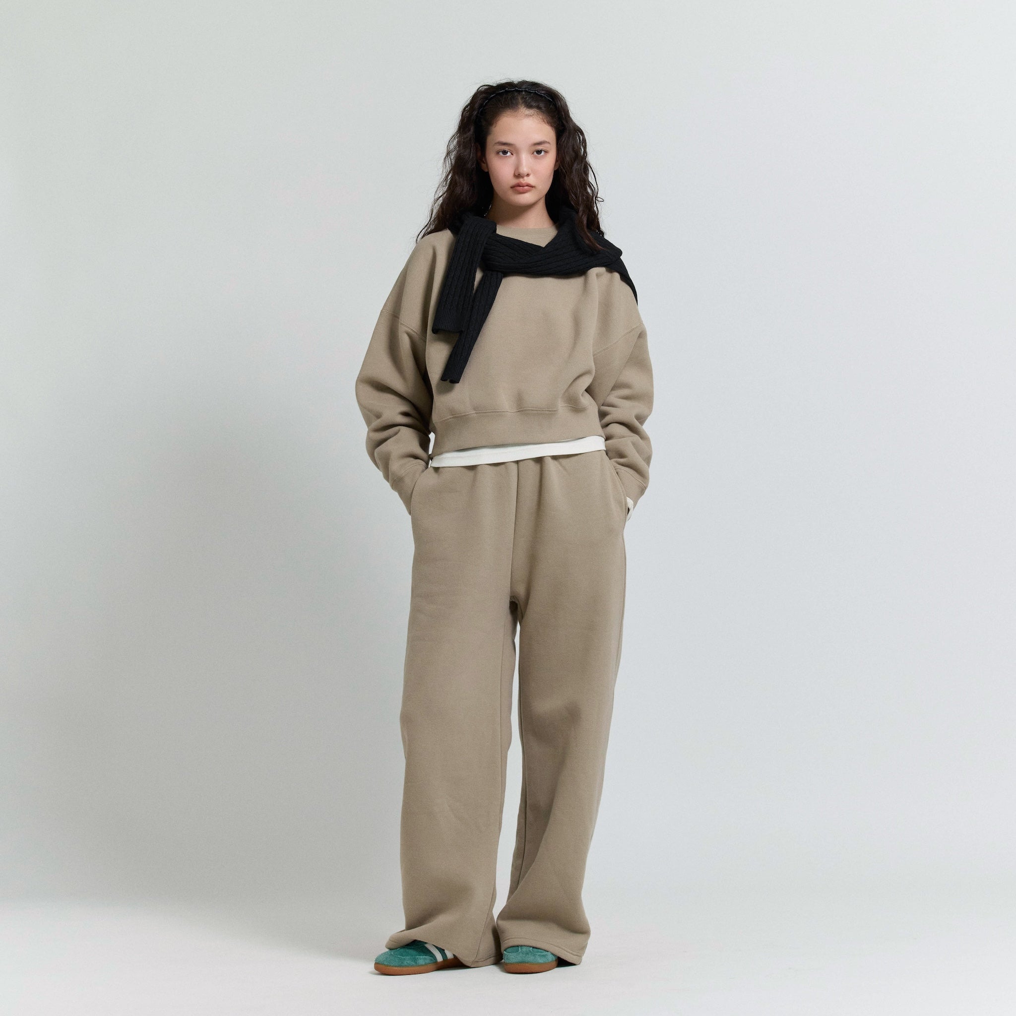 Volume Sweat Wide Pants