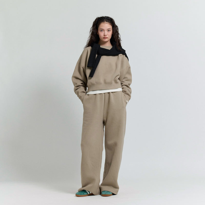 Volume Sweat ワイドパンツ