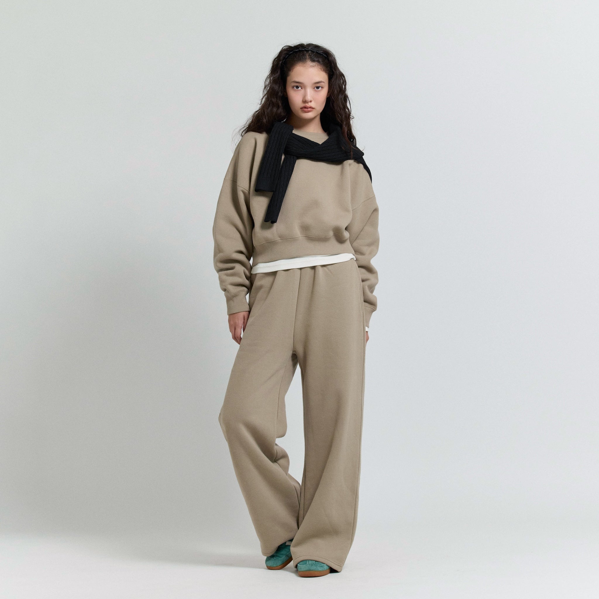 Volume Sweat Wide Pants