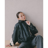 collab ECO Leather Bomber Jacket
