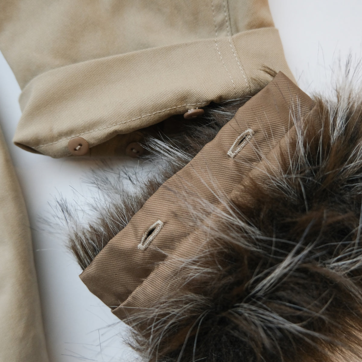 Fur collarドロストフィールドジャケット