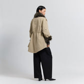 Fur collarドロストフィールドジャケット