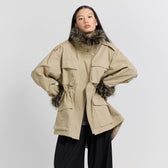 Fur collarドロストフィールドジャケット