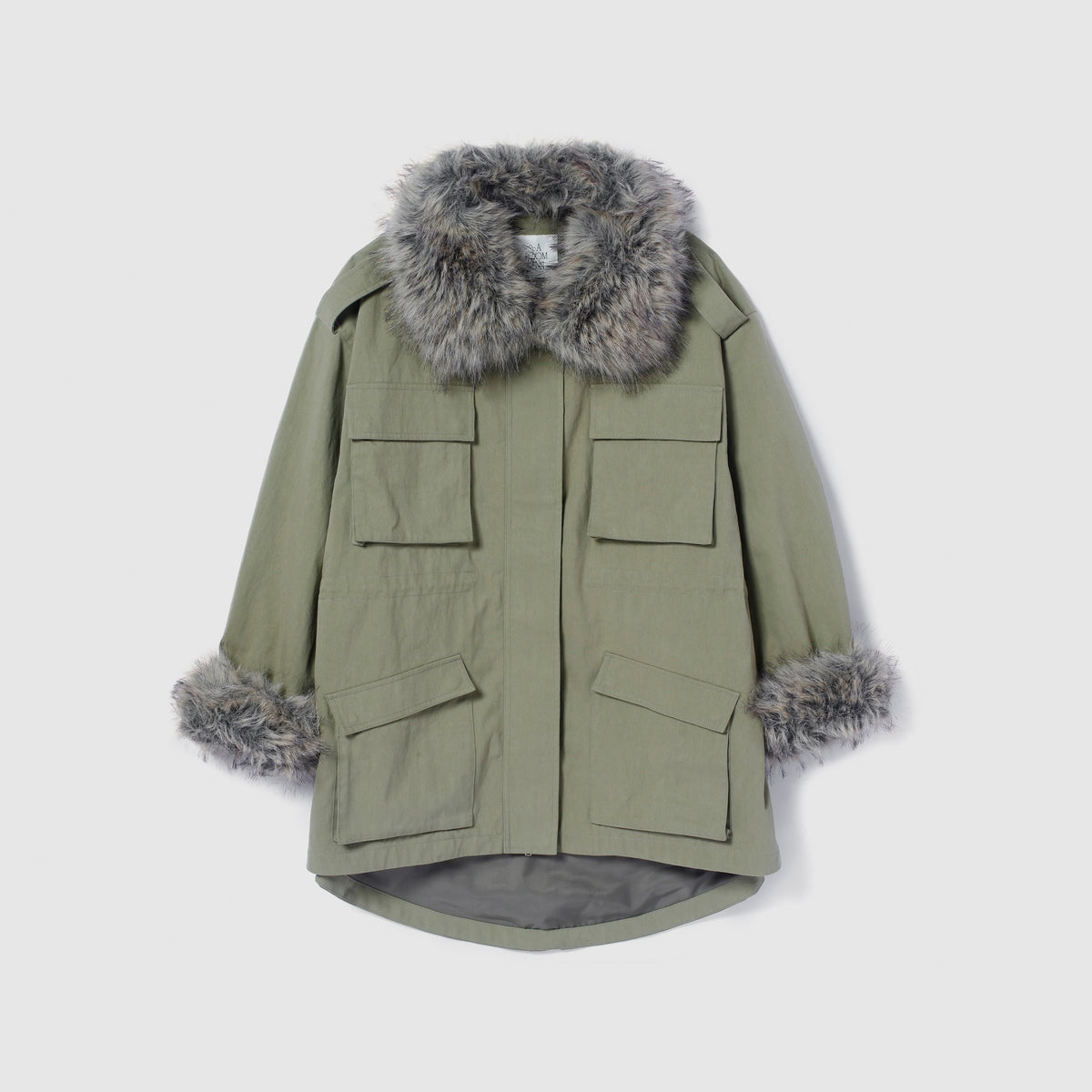 Fur collarドロストフィールドジャケット